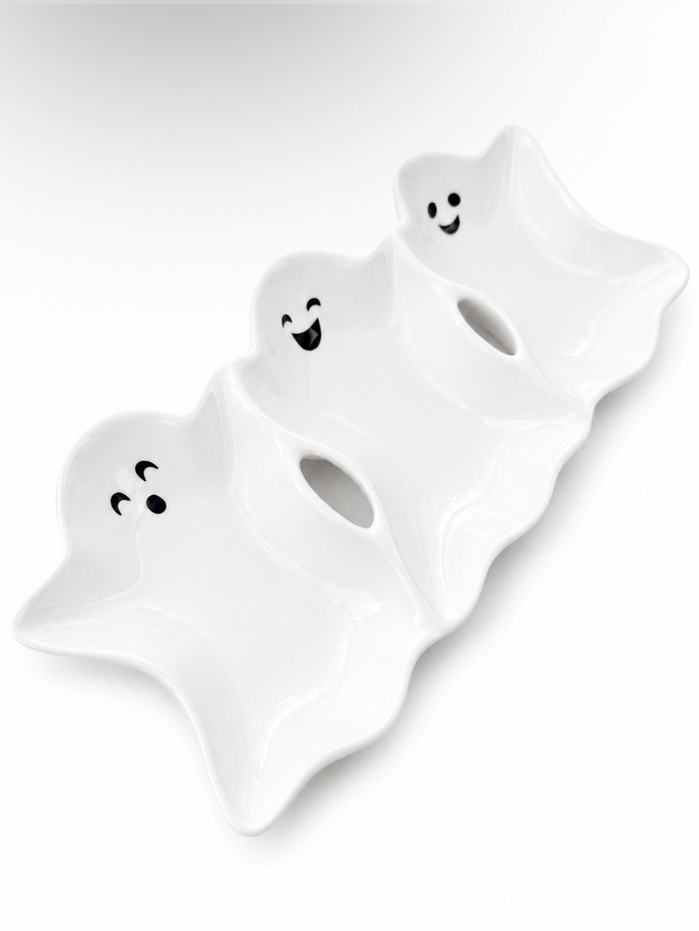 *BUY NOW* Triple Ghost Mini Dip Tray – Ceramic - Picture 2 of 2